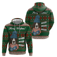 Great Dane Woofmas Christmas Hoodie Funny Xmas Holiday Patterns - Wonder Print Shop