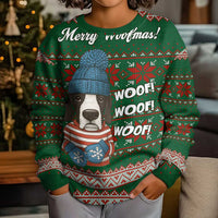 Great Dane Woofmas Christmas Kid Ugly Christmas Sweater Funny Xmas Holiday Patterns - Wonder Print Shop