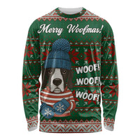 Great Dane Woofmas Christmas Long Sleeve Shirt Funny Xmas Holiday Patterns - Wonder Print Shop