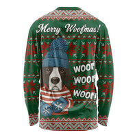 Great Dane Woofmas Christmas Long Sleeve Shirt Funny Xmas Holiday Patterns - Wonder Print Shop
