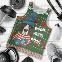 Great Dane Woofmas Christmas Men Tank Top Funny Xmas Holiday Patterns - Wonder Print Shop