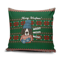 Great Dane Woofmas Christmas Pillow Cover Funny Xmas Holiday Patterns - Wonder Print Shop