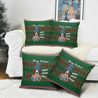 Great Dane Woofmas Christmas Pillow Cover Funny Xmas Holiday Patterns - Wonder Print Shop