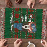 Great Dane Woofmas Christmas Puzzle Funny Xmas Holiday Patterns - Wonder Print Shop