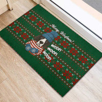 Great Dane Woofmas Christmas Rubber Doormat Funny Xmas Holiday Patterns - Wonder Print Shop
