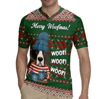 Great Dane Woofmas Christmas Rugby Jersey Funny Xmas Holiday Patterns - Wonder Print Shop