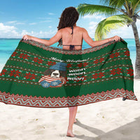 Great Dane Woofmas Christmas Sarong Funny Xmas Holiday Patterns - Wonder Print Shop