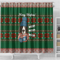 Great Dane Woofmas Christmas Shower Curtain Funny Xmas Holiday Patterns - Wonder Print Shop