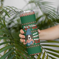 Great Dane Woofmas Christmas Skinny Tumbler Funny Xmas Holiday Patterns - Wonder Print Shop