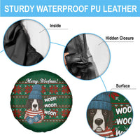 Great Dane Woofmas Christmas Spare Tire Cover Funny Xmas Holiday Patterns - Wonder Print Shop