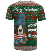 Great Dane Woofmas Christmas T Shirt Funny Xmas Holiday Patterns - Wonder Print Shop