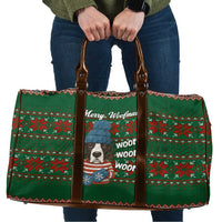 Great Dane Woofmas Christmas Travel Bag Funny Xmas Holiday Patterns - Wonder Print Shop