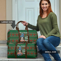 Great Dane Woofmas Christmas Travel Bag Funny Xmas Holiday Patterns - Wonder Print Shop