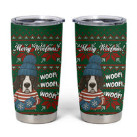 Great Dane Woofmas Christmas Tumbler Cup Funny Xmas Holiday Patterns - Wonder Print Shop