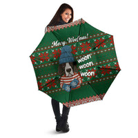 Great Dane Woofmas Christmas Umbrella Funny Xmas Holiday Patterns - Wonder Print Shop