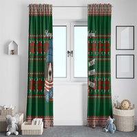 Great Dane Woofmas Christmas Window Curtain Funny Xmas Holiday Patterns - Wonder Print Shop