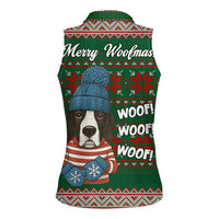 Great Dane Woofmas Christmas Women Sleeveless Polo Shirt Funny Xmas Holiday Patterns - Wonder Print Shop