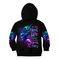 Karma Fairy Three Skulls Kid Hoodie - Wonder Print Shop