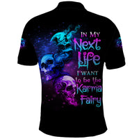 Karma Fairy Three Skulls Polo Shirt - Wonder Print Shop
