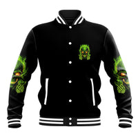 I Can't Go To Hell Reaper Skull Baseball Jacket - Wonder Print Shop