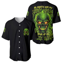 I Can't Go To Hell Reaper Skull Baseball Jersey - Wonder Print Shop