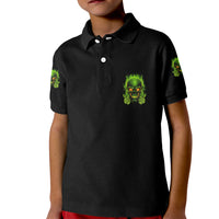 I Can't Go To Hell Reaper Skull Kid Polo Shirt - Wonder Print Shop
