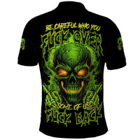 I Can't Go To Hell Reaper Skull Polo Shirt - Wonder Print Shop