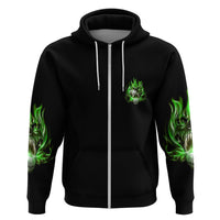 9 Of 10 Voices In My Head Fire Skull Hoodie - Wonder Print Shop