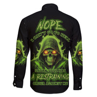 Nope I Can't Go To Hell Family Matching Off Shoulder Long Sleeve Dress and Hawaiian Shirt - Wonder Print Shop