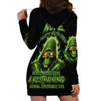 Nope I Can't Go To Hell Hoodie Dress - Wonder Print Shop