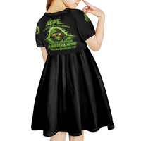 Nope I Can't Go To Hell Kid Short Sleeve Dress - Wonder Print Shop