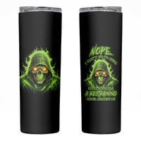 Nope I Can't Go To Hell Skinny Tumbler - Wonder Print Shop