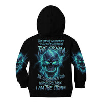 I Am The Storm Grumpy Old Man Kid Hoodie - Wonder Print Shop