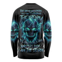 I Am The Storm Grumpy Old Man Long Sleeve Shirt - Wonder Print Shop