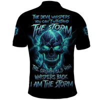 I Am The Storm Grumpy Old Man Polo Shirt - Wonder Print Shop