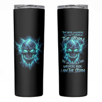 I Am The Storm Grumpy Old Man Skinny Tumbler - Wonder Print Shop