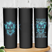 I Am The Storm Grumpy Old Man Skinny Tumbler - Wonder Print Shop