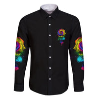 Karma Fairy Rose Smoke Skull Family Matching Mermaid Dress and Hawaiian Shirt - Wonder Print Shop