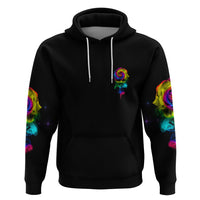 Karma Fairy Rose Smoke Skull Hoodie - Wonder Print Shop