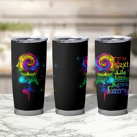 Karma Fairy Rose Smoke Skull Tumbler Cup - Wonder Print Shop