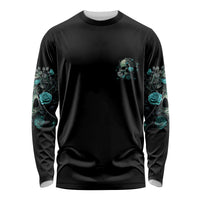 Fresh Out Of F Skull Rose Long Sleeve Shirt - Wonder Print Shop