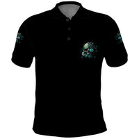 Fresh Out Of F Skull Rose Polo Shirt - Wonder Print Shop