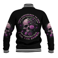 I Am The Storm Rose Baseball Jacket - Wonder Print Shop