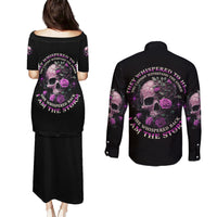I Am The Storm Rose Couples Matching Puletasi Dress and Long Sleeve Button Shirt - Wonder Print Shop