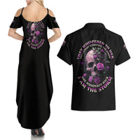 I Am The Storm Rose Couples Matching Summer Maxi Dress and Hawaiian Shirt - Wonder Print Shop