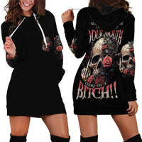 Next Time My Name Comes Out Rose Hoodie Dress - Wonder Print Shop