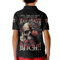 Next Time My Name Comes Out Rose Kid Polo Shirt - Wonder Print Shop