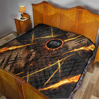 Aten Quilt Ancient Egyptian Cracked Stone Hieroglyph, Solar Eclipse Emblem, and Radiant Sunburst - Wonder Print Shop