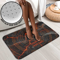Bennu Bathroom Set Ancient Egyptian Lava Crack Texture, Phoenix Firebird and Reborn from Chaos - Wonder Print Shop