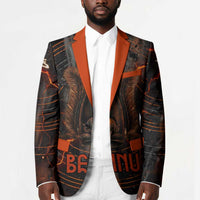 Bennu Blazer Ancient Egyptian Lava Crack Texture, Phoenix Firebird and Reborn from Chaos - Wonder Print Shop
